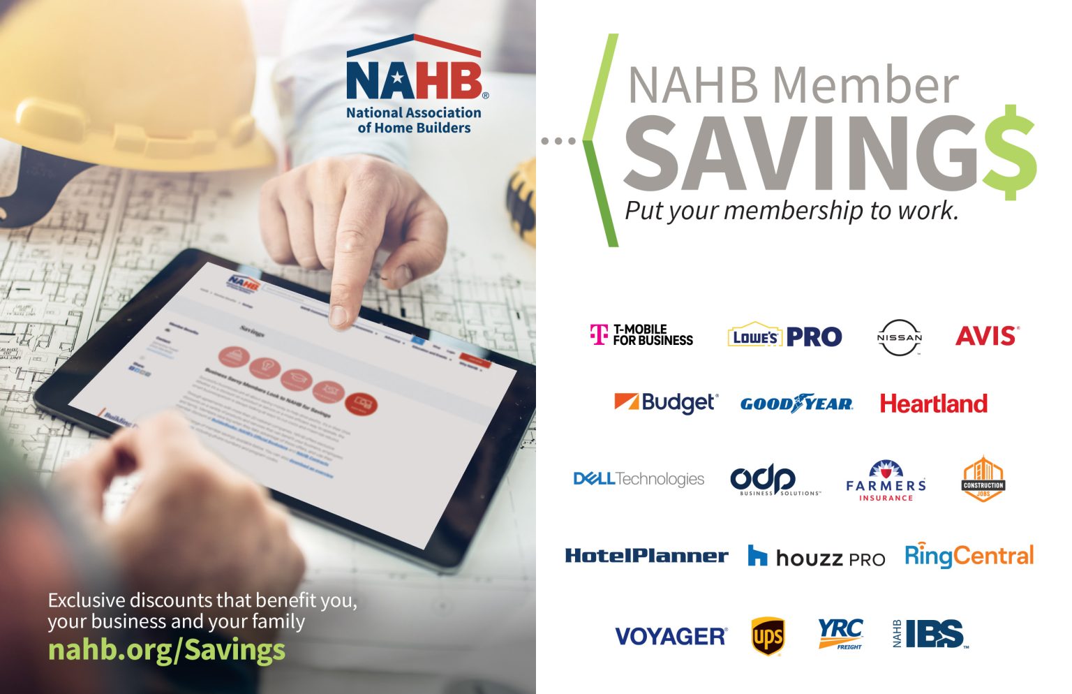 National Association of Home BUilders Member Savings