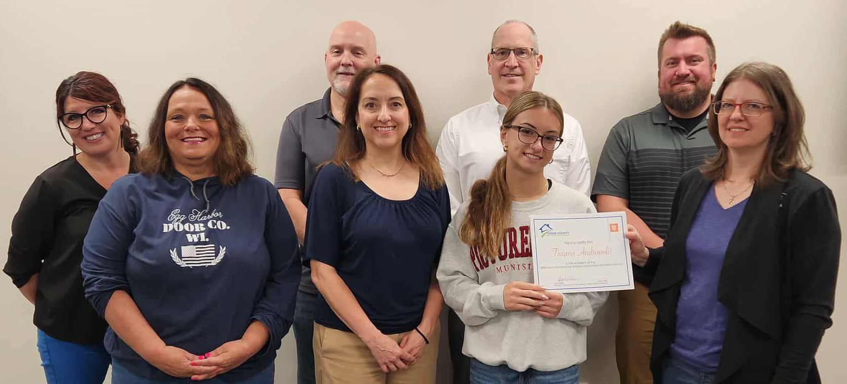 Door County Home Builders Association 2025 Education Award