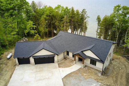 Door County home by Black Diamond Builders