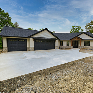 Door County home by Black Diamond Builders